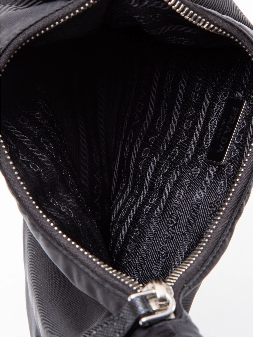 Prada Re-Edition 2005 Re-Nylon Crossbody Bag Black - Picture 5 of 5